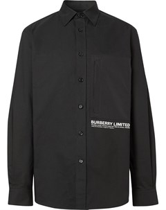 Рубашка на пуговицах с логотипом Burberry