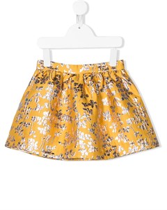 Короткая юбка с цветочным жаккардовым узором Hucklebones london