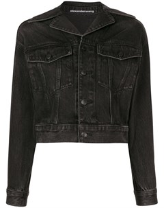 Укороченная джинсовая куртка Alexander wang