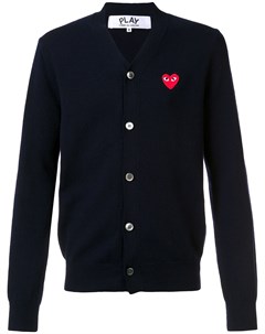 Кардиган с вышивкой в виде сердца Comme des garcons play