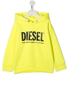 Толстовка с капюшоном и логотипом Diesel kids