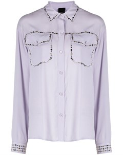 Полупрозрачная рубашка с заклепками Pinko