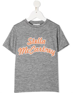 Футболка оверсайз с логотипом Stella mccartney kids