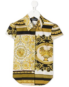 Рубашка с принтом Barocco Versace kids