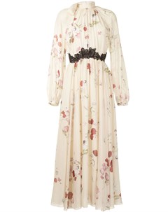 Платье с цветочным принтом Giambattista valli