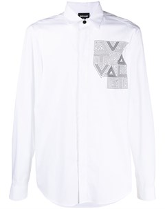 Рубашка с длинными рукавами и логотипом Just cavalli