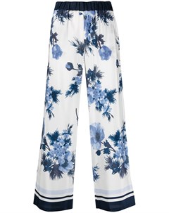 Широкие брюки с цветочным принтом Parosh