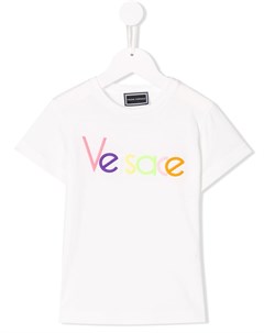 Топ с вышивкой логотипа Versace kids