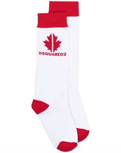 Носки Maple Leaf вязки интарсия Dsquared2 kids