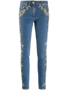 Декорированные джинсы скинни Moschino