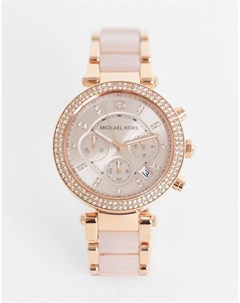 Часы браслет цвета розового золота Parker MK5896 Michael kors