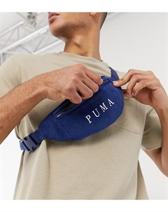 Темно синяя вельветовая сумка кошелек на пояс с логотипом эксклюзивно для ASOS Puma