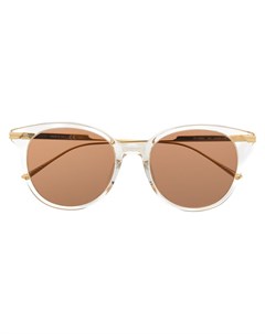 Солнцезащитные очки в круглой оправе Bottega veneta eyewear