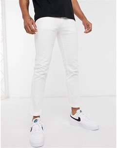 Белые джинсы скинни J13 Armani exchange