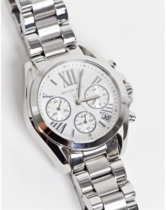 Серебристые часы Bradshaw MK6174 Michael kors