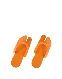 Тапочки вьетнамки пенополиэтилен 5 мм оранжевый 25 пар уп Чистовье