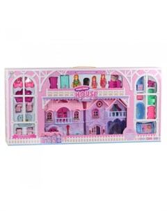 Кукольный дом со светозвуковыми эффектами c куклами и мебелью Kaibao toys