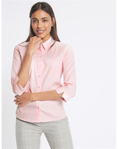 Рубашка женская однотонная с рукавом 3 4 Marks Spencer Marks & spencer