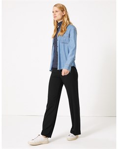 Широкие трикотажные брюки с добавлением эластана Marks Spencer Marks & spencer