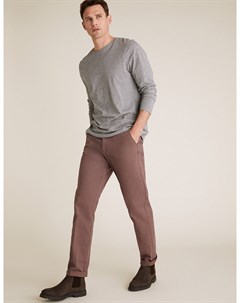 Хлопчатобумажные брюки чинос Marks & spencer