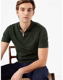 Трикотажная футболка поло с короткими рукавами Marks Spencer Marks & spencer