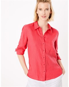 Стильная женская рубашка из льна Marks Spencer Marks & spencer