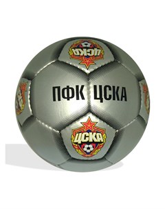 Мяч футбольный серебро размер 5 Пфк цска