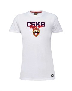 Футболка женская CSKA Moscow цвет белый Райимова динара маратовна ип