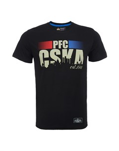 Футболка мужская PFC CSKA est 1911 цвет черный Райимова динара маратовна ип