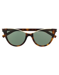 Солнцезащитные очки кошачий глаз без оправы Saint laurent eyewear