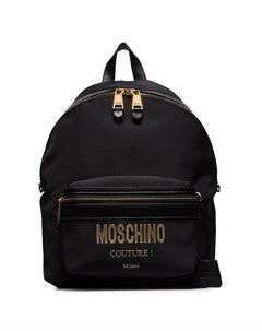 Рюкзак с металлическим логотипом Moschino