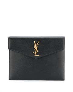 Клатч конверт с декором Monogram Saint laurent