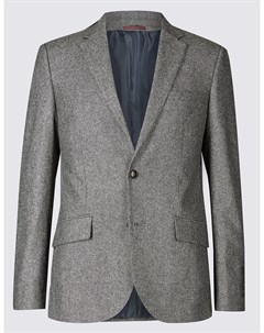 Текстурированный мужской пиджак с шерстью Marks & spencer
