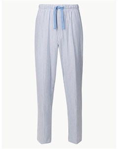 Мужские пижамные брюки в мелкую полоску Marks & spencer