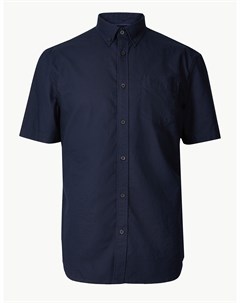 Рубашка Оксфорд из 100 го чистого хлопка Marks & spencer