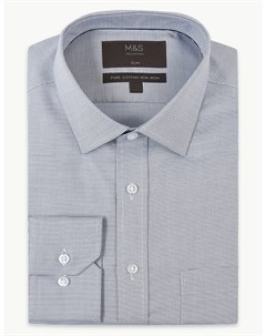 Мужская рубашка Non Iron из 100 го хлопка Marks & spencer