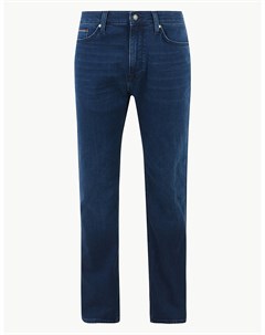 Прямые мужские джинсы из 100 го хлопка Marks & spencer