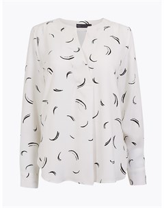 Блузка женская с абстрактным принтом Marks & spencer