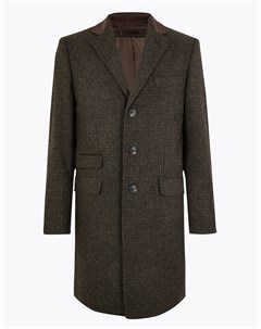 Мужское пальто из чистой шерсти Marks & spencer