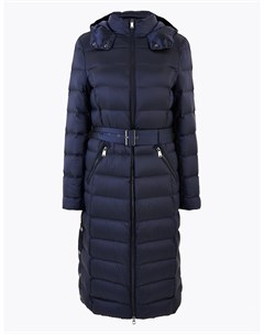 Женское пуховое пальто с поясом Marks & spencer