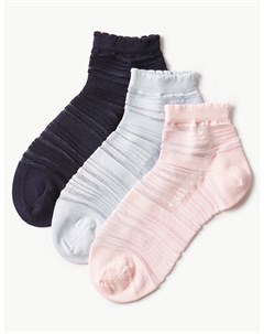 Носки женские с усиленной пяткой и носком 3 шт Marks & spencer