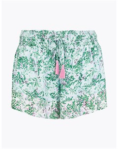 Пижамные шорты с цветочным принтом Marks & spencer