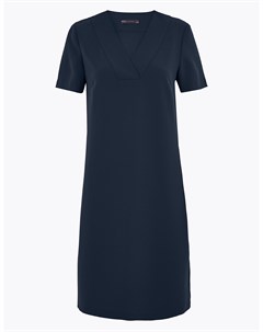Свободное платье с V образным вырезом из крепа Marks Spencer Marks & spencer