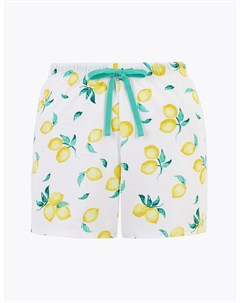 Пижамные шорты с ярким принтом лимоны Marks & spencer