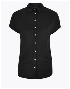 Рубашка из джерси прямого кроя с коротким рукавом Marks Spencer Marks & spencer