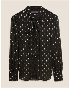 Блузка с объемными рукавами в горошек Marks Spencer Marks & spencer