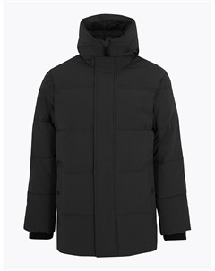 Пальто пуховик с капюшоном и отделкой Thermowarmth Marks Spencer Marks & spencer