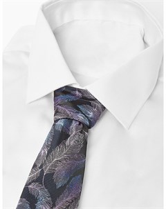 Жаккардовый галстук с узором перо Marks & spencer