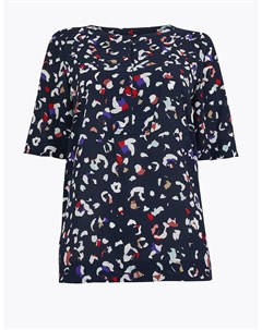 Блузка с абстрактным принтом Marks Spencer Marks & spencer