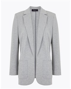 Трикотажный однобортный пиджак с карманами Marks Spencer Marks & spencer